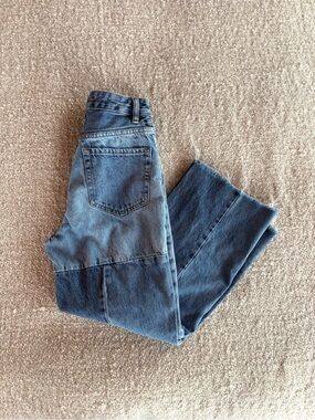 Patchwork Boyfriend Jeans
